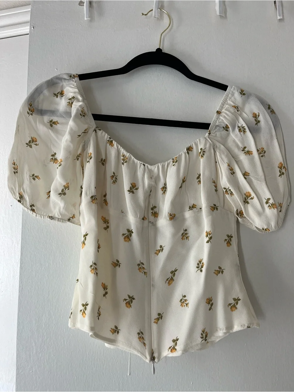 Reformation sheer cream